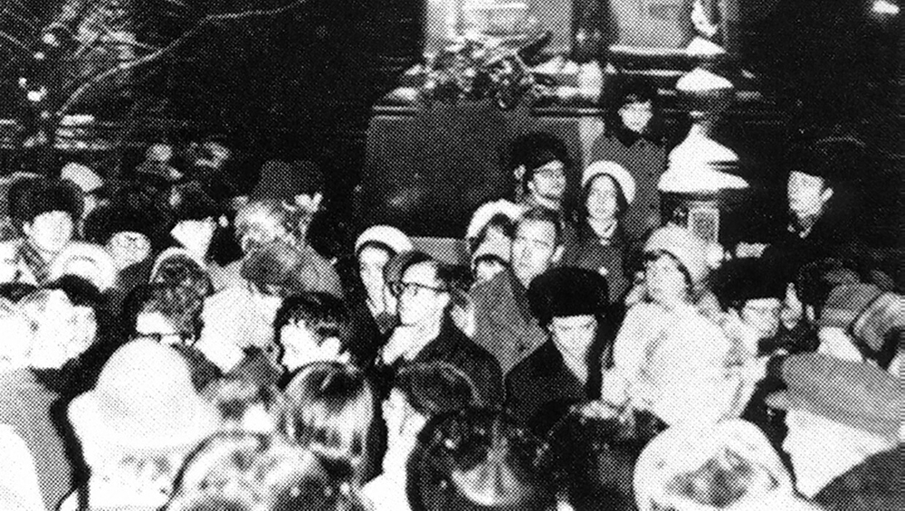 «Митинг гласности» на Пушкинской площади 5 декабря 1965 года. Фото: Сахаровский центр