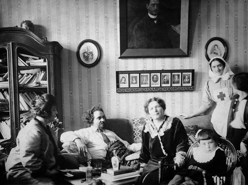 Лидия Бердяева, Николай Бердяев, Аделаида Герцык, Даниил Жуковский. Фото: Архив семьи Герцык / russiainphoto.ru