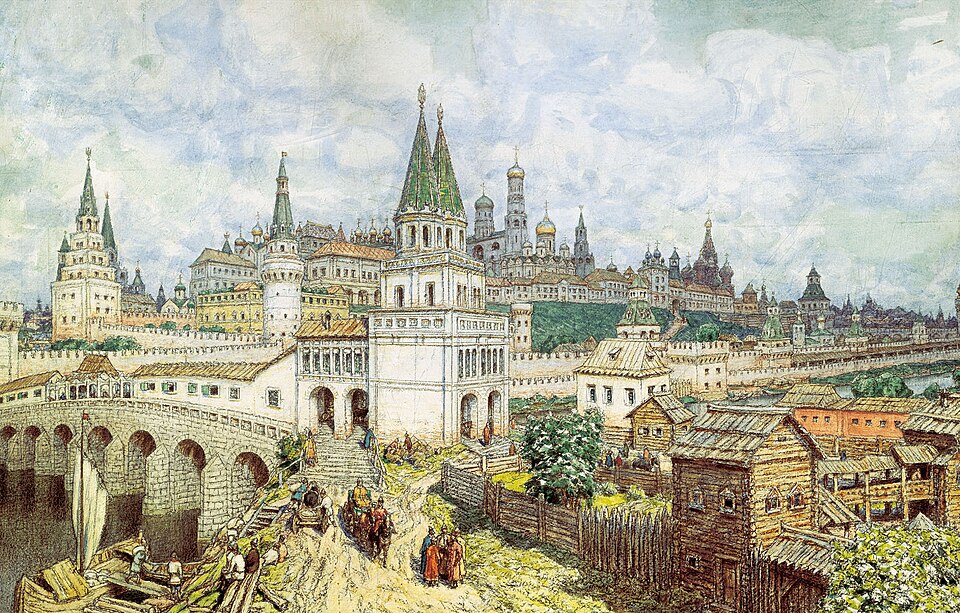 &laquo;Всехсвятский каменный мост. Москва конца XVII века&raquo;.&nbsp;Фото: Государственная Третьяковская галерея