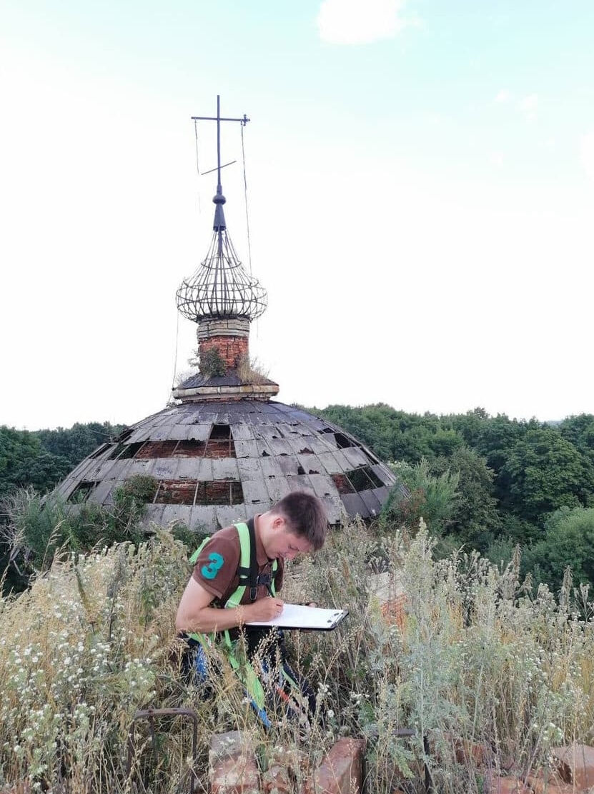 Оценка состояния Никольского храма в Рудневе, Тульская область. Фото: arch-conservation.ru
