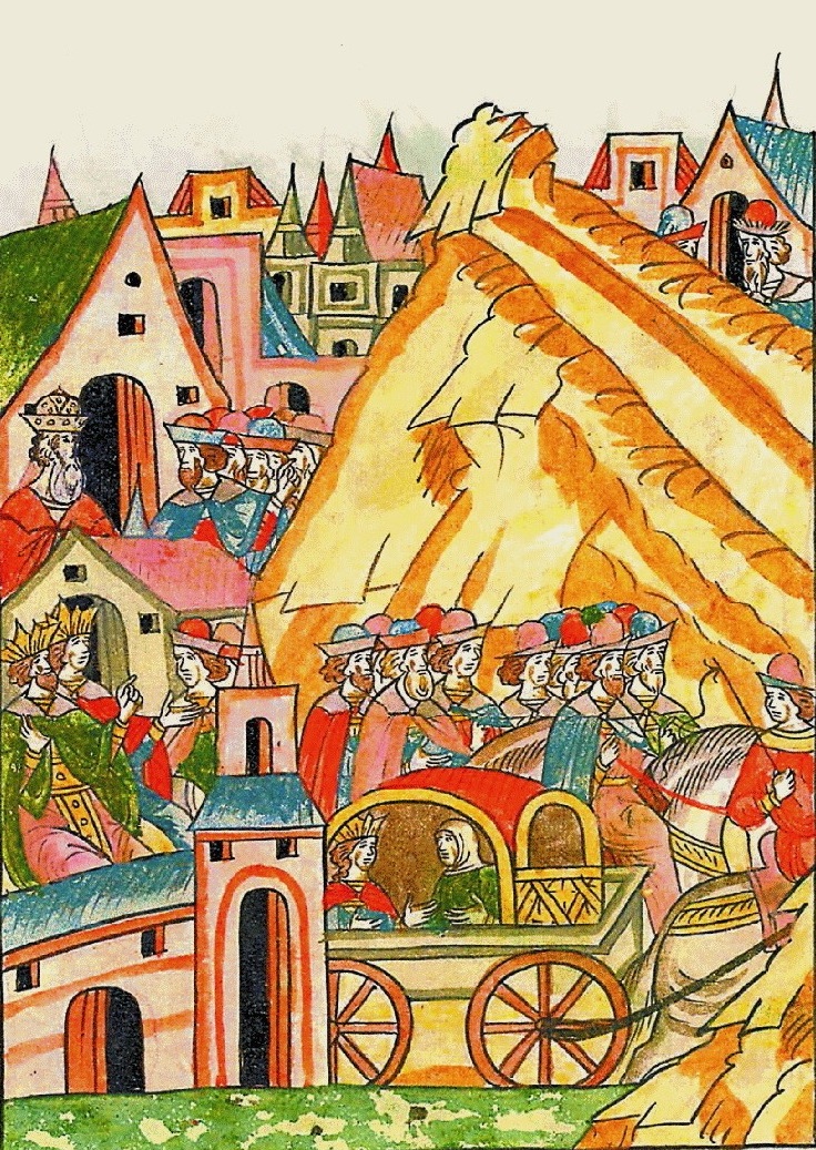 Миниатюра &laquo;Приезд Софьи Палеолог в Москву&raquo;. Фото:&nbsp;Российская национальная библиотека