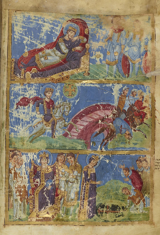 Сон&nbsp;Константина I&nbsp;и битва у Мульвийского моста. Фото: Национальная библиотека Франции