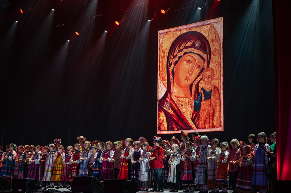 Выступление детского хора на&nbsp;II-ом Всероссийском съезд Русской общины. Фото:&nbsp;vk.ru/obshina_rus