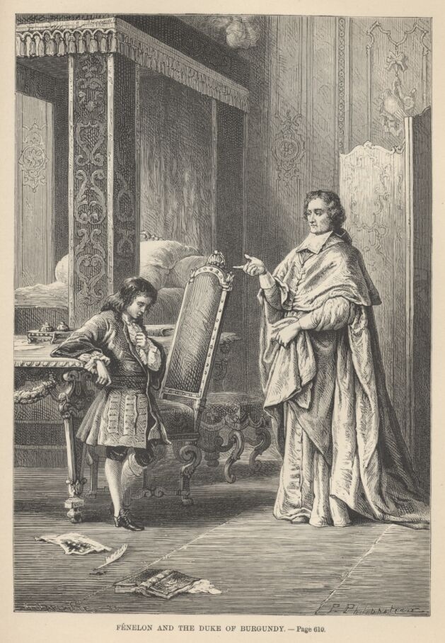 Гравюра Альфонса де Невиля "Фенелон и герцог Бургундский". Фото:&nbsp;Fran&ccedil;ois Pierre Guillaume Guizot: A Popular History of France From The Earliest Times