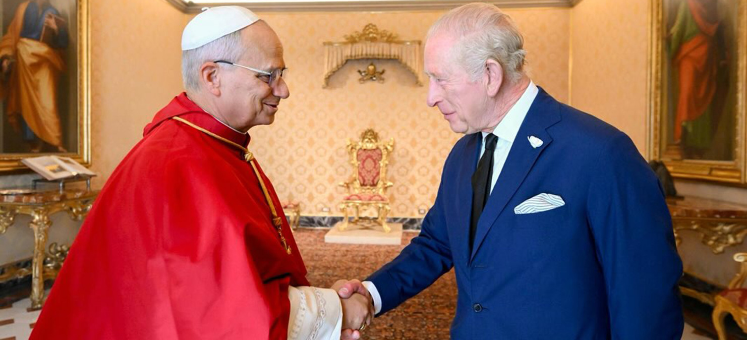 Лев XIV и Карл III. Фото: Vatican Dicastery for Communication