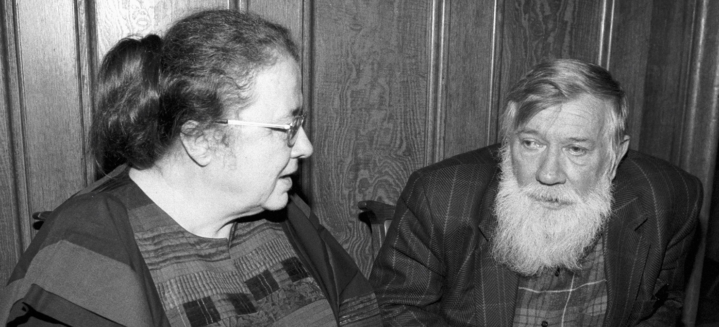 Представители русского зарубежья Мария Розанова и Андрей Синявский. Фото: Олег Ласточкин/РИА Новости