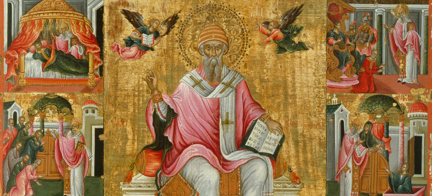 Икона «Святитель Спиридон и сцены из его жития». Фото: Benaki Museum