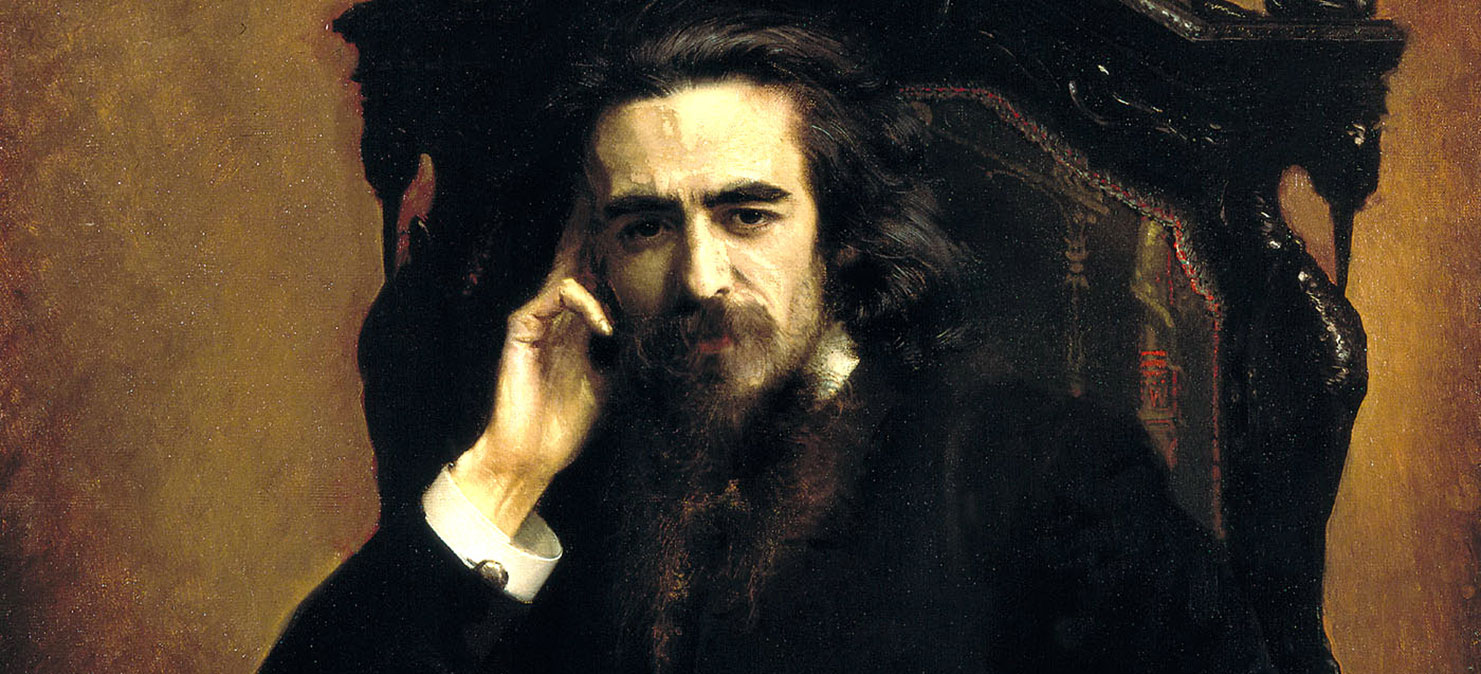 Картина И.Н. Крамского «Портрет В.С. Соловьёва». Фото: Государственный Русский музей