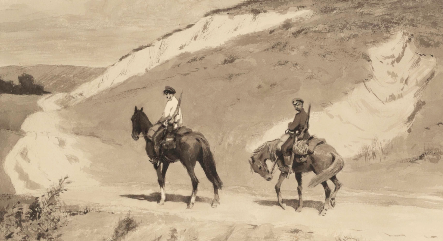 Иллюстрации «Григорий и Прохор в пути» О. Г. Верейского. Фото: Русский музей