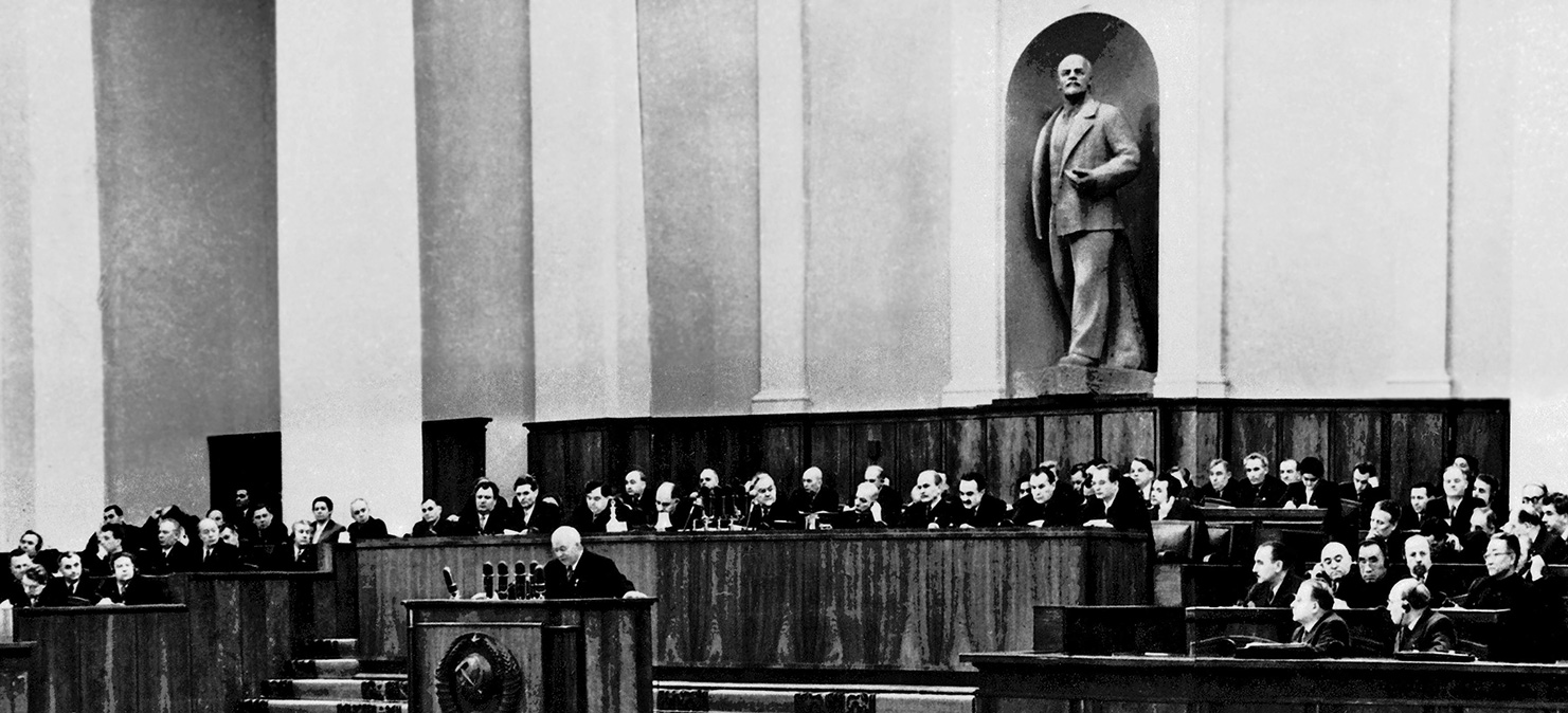 Никита Хрущев выступает на XX съезде КПСС. Фото: РИА Новости