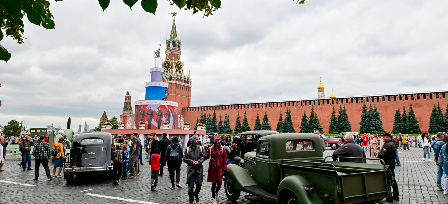 Иммерсивный музей в честь 80-й годовщины Парада Победы 1945 года. Фото: Киселев Сергей/Агентство «Москва»