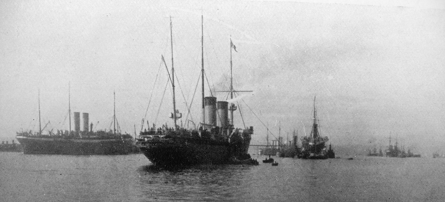 Русский флот генерала Врангеля достиг Босфора, 1920 год. Фото: Фото: из книги «Воспоминания генерала Врангеля»/Издательство Duffield & Company