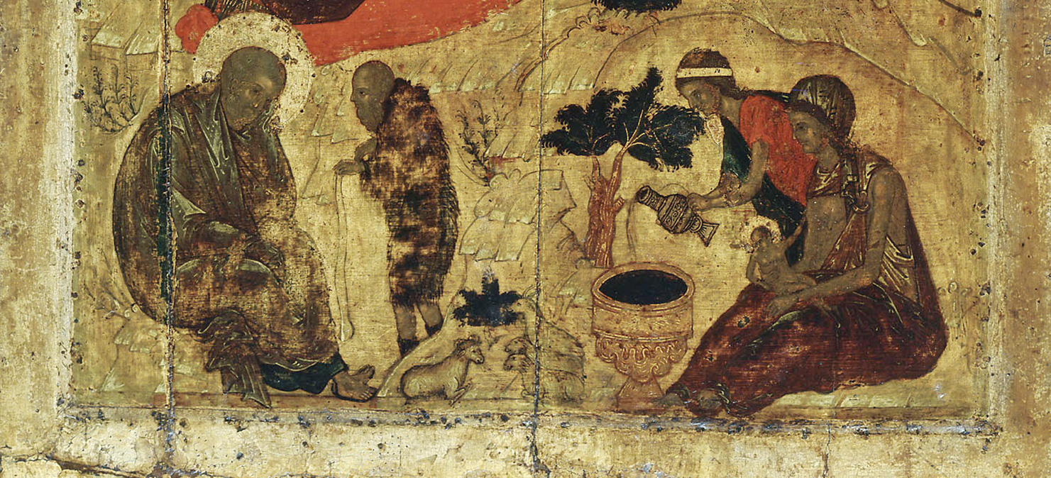 Икона Андрея Рублёва «Рождество Христово». Фото: общественное достояние