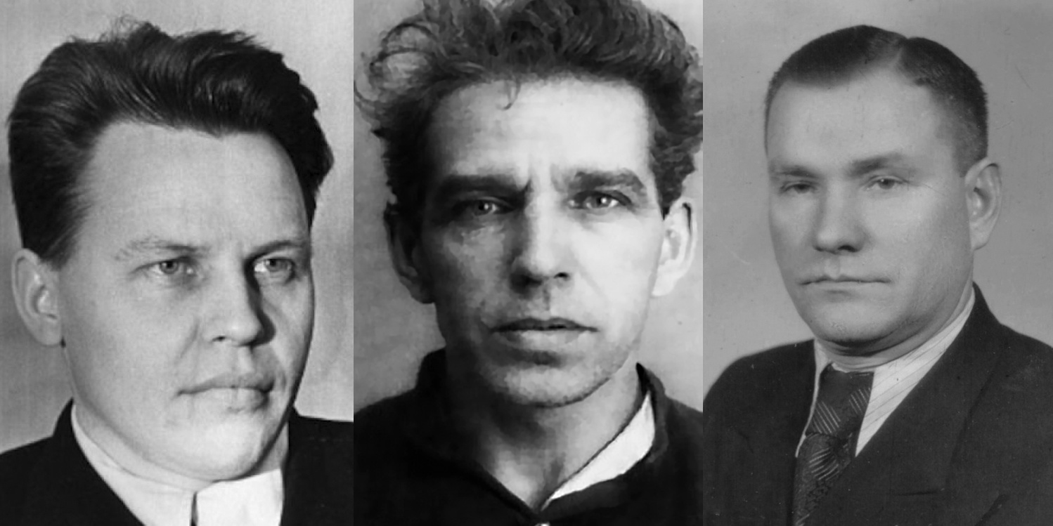 Николай Алексеевич Вознесенский, Алексей Александрович Кузнецов и Яков Федорович Капустин. Фото: общественное достояние, ru.openlist.wiki, Архивный комитет Санкт-Петербурга