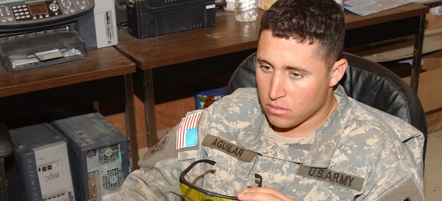 Энтони Агилар. Фото: Sgt. 1st Class Steven Petibone/U.S. Army