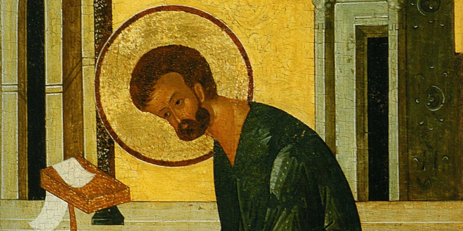Икона с изображением евангелиста Марка. Фото: Государственный музей-заповедник «Ростовский Кремль»