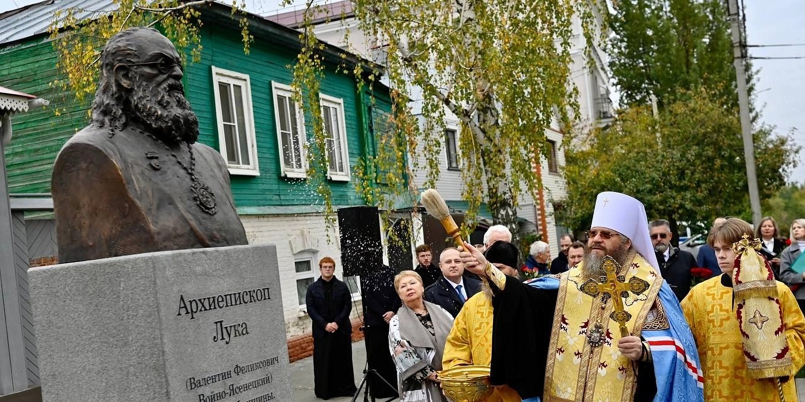 Открытие памятника Архиепископу Луке в Тамбове, 2024 год. Фото: Павел Васильев / tamlife.ru