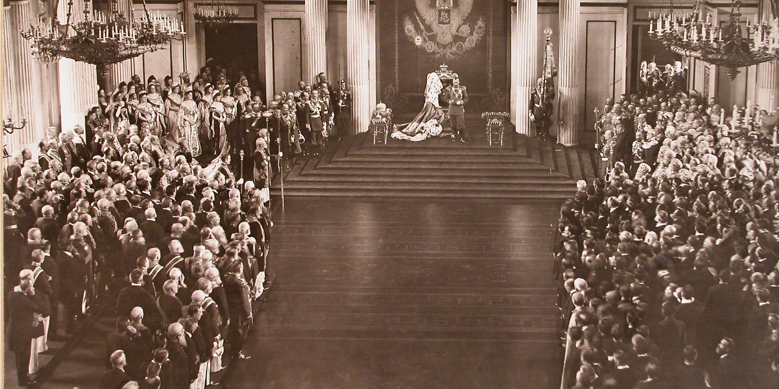 Торжественное открытие Государственной думы и Государственного совета, 27 апреля (10 мая) 1906 года. Фото: К. Е. фон Ган