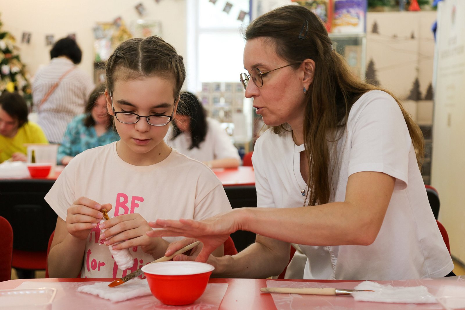 Мастер-класс в Музее ватной игрушки. Фото: Белицкий Дмитрий / Агентство «Москва»