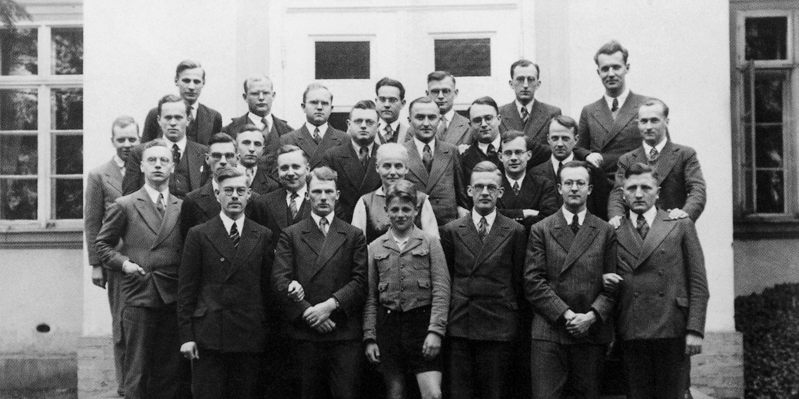Курс 1935 года в семинарии в Финкенвальде. Фото: dietrich-bonhoeffer.net