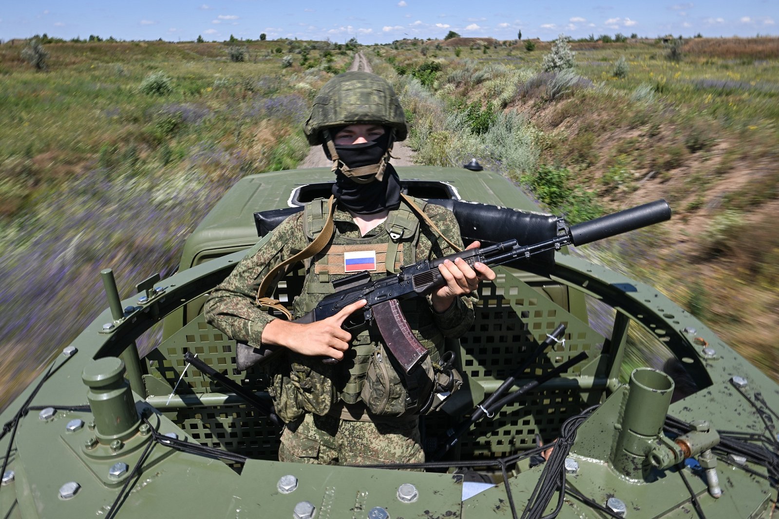 Боевая работа расчета БПЛА 